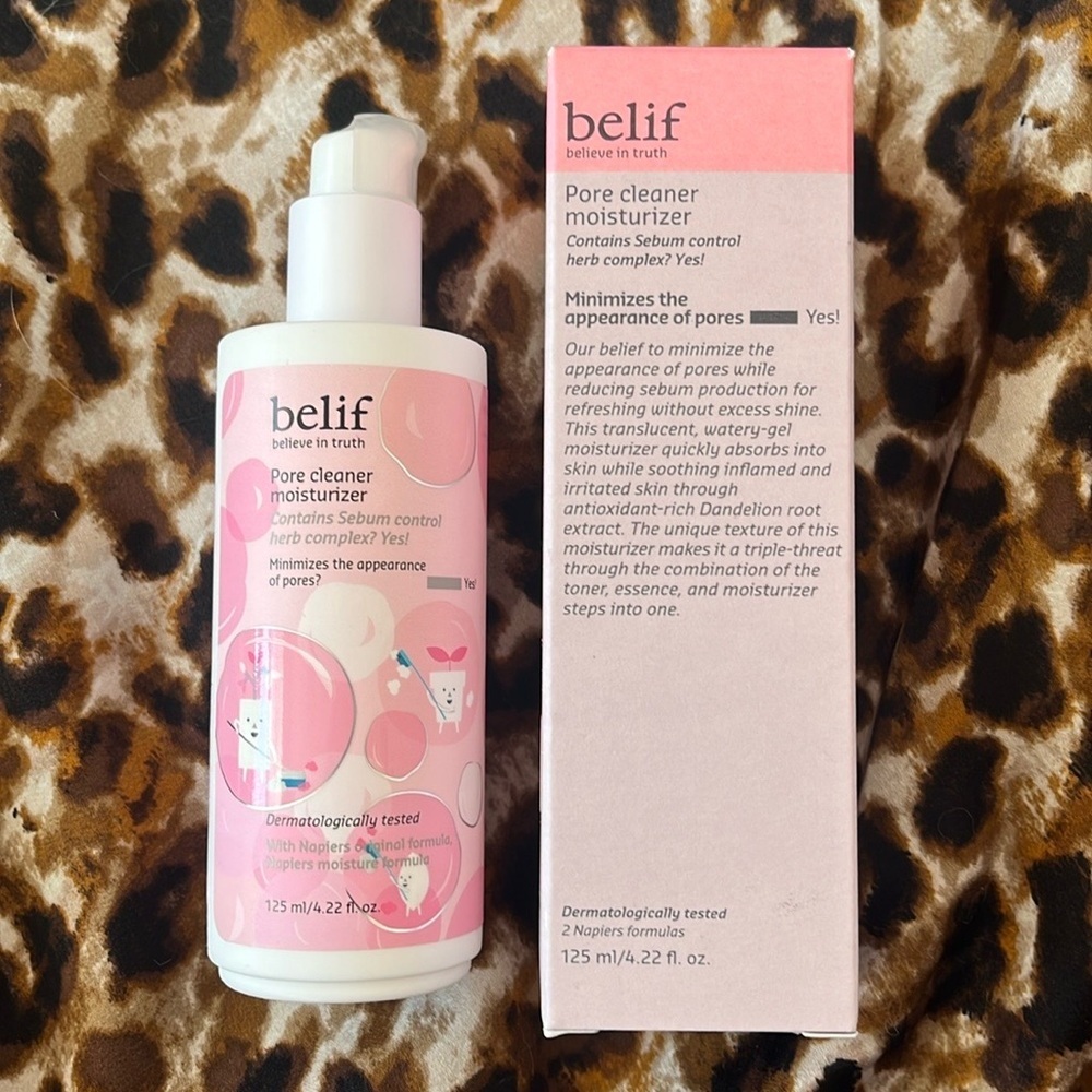 Brand New Belif Pore Cleaner Moisturizer Translucent Watery-Gel Essence